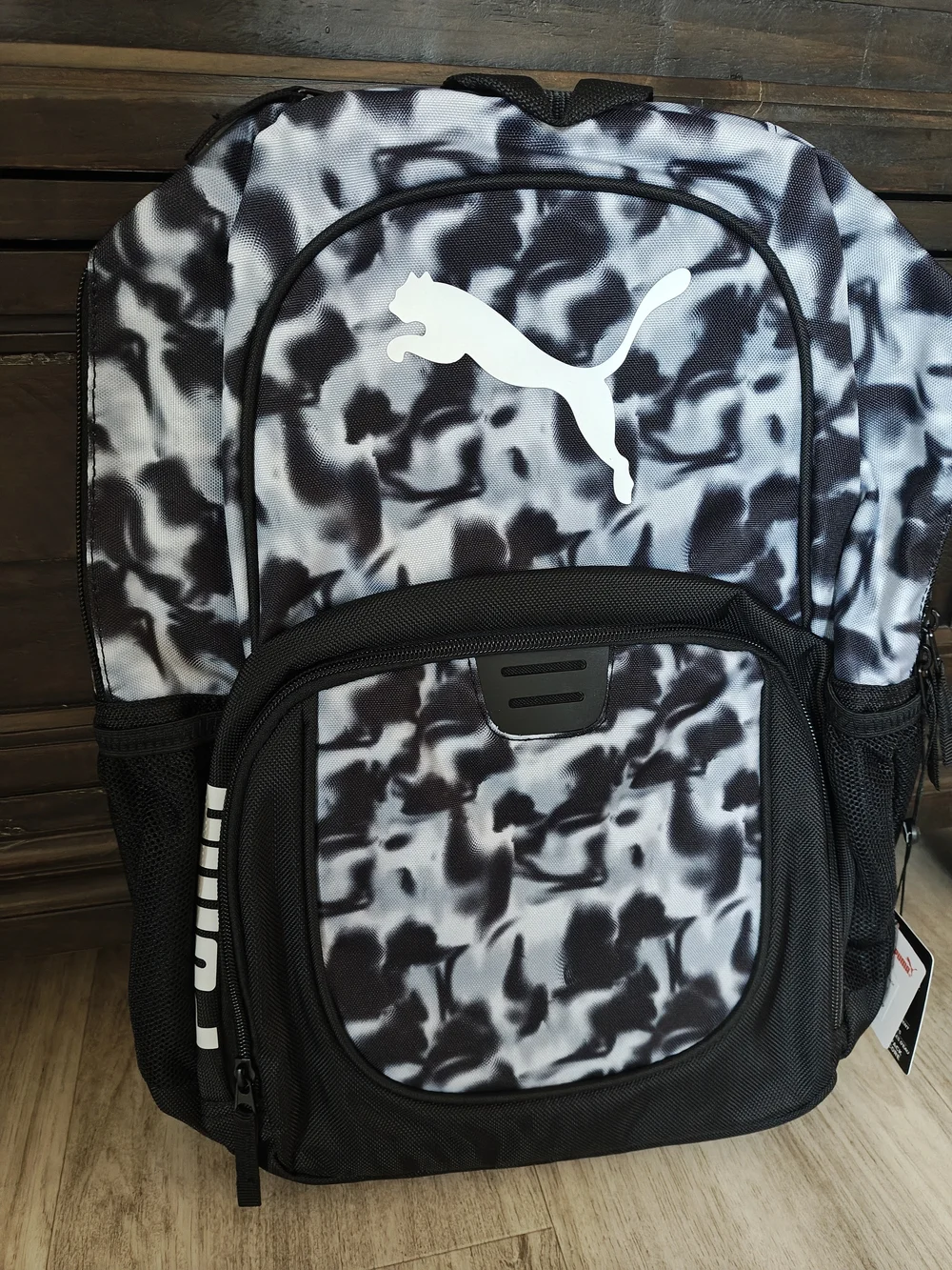 Puma Black & White Camo Men's Backpack